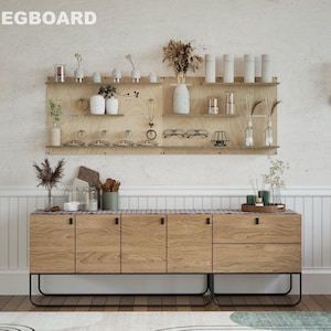Wall Pegboard Display | Wall Organization | Flat Pack | Market Display | Shop & Boutique | Pegboard | Pine Bay Design
