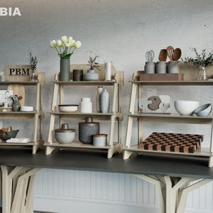 3 Tier Display Shelving | Flat Pack | Market Display | Shop & Boutique | Columbia | Pine Bay Design
