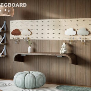 Wall Pegboard Display | Wall Organization | Flat Pack | Market Display | Shop & Boutique | Pegboard | Pine Bay Design