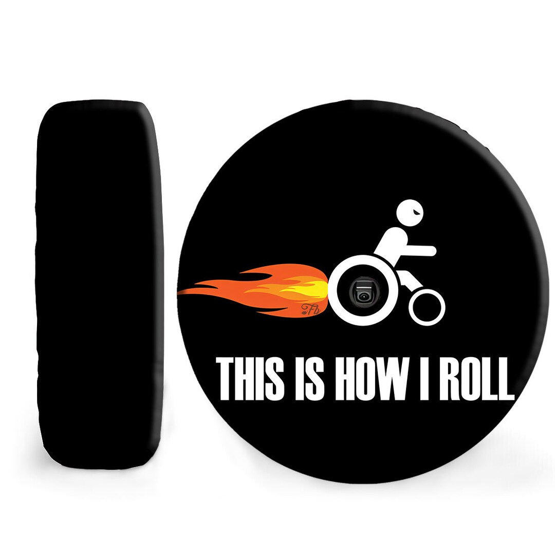 This is How I Roll Spare Tire Cover Funny Spare Tire Cover Etsy