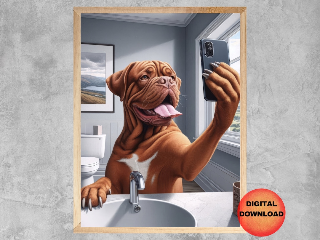 Kosmetiktasche Für Dogue De Bordeaux Fans – Mit Lustigem Anatomie-Spruch, Waschbar, 23,5 X 17 Cm