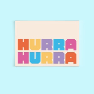 Postal cumpleaños tarjeta de felicitación inscripción escolar tarjeta de cumpleaños colorido regalo de cumpleaños idea tarjeta de fiesta postal de Nochevieja moderno error tipográfico