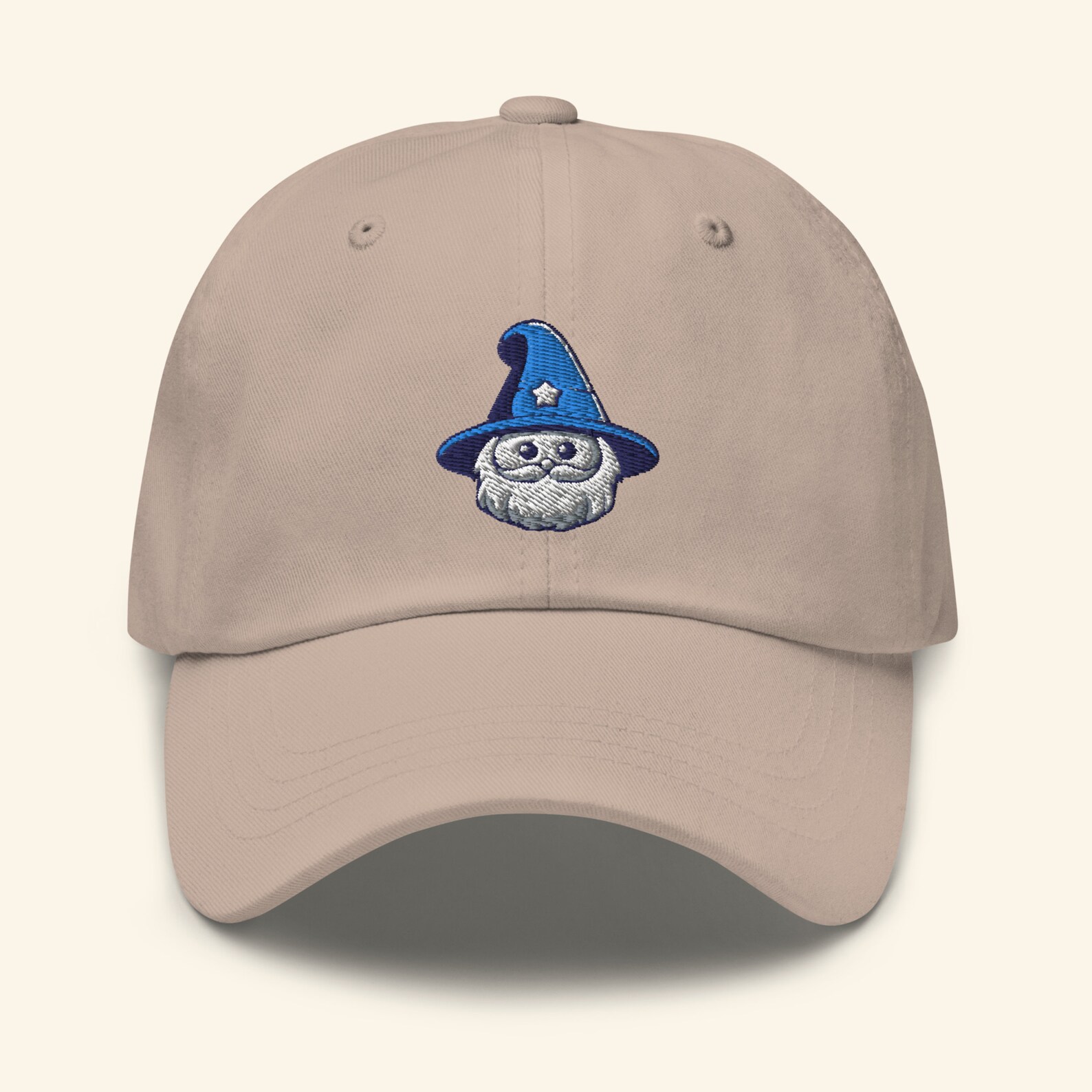 Embroidered Wizard Dad Hat: Funny Cartoon Baseball Cap - Etsy