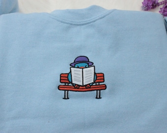 Spy Pigeon Embroidered Sweatshirt | Gildan Sweater in Multiple Colors