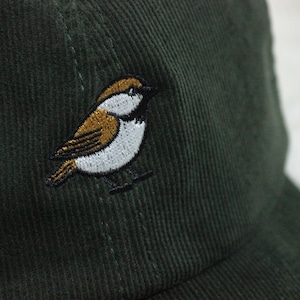Sparrow Embroidered Corduroy cap, Cute Unisex | Great gift idea for him for her - Multiple Colors