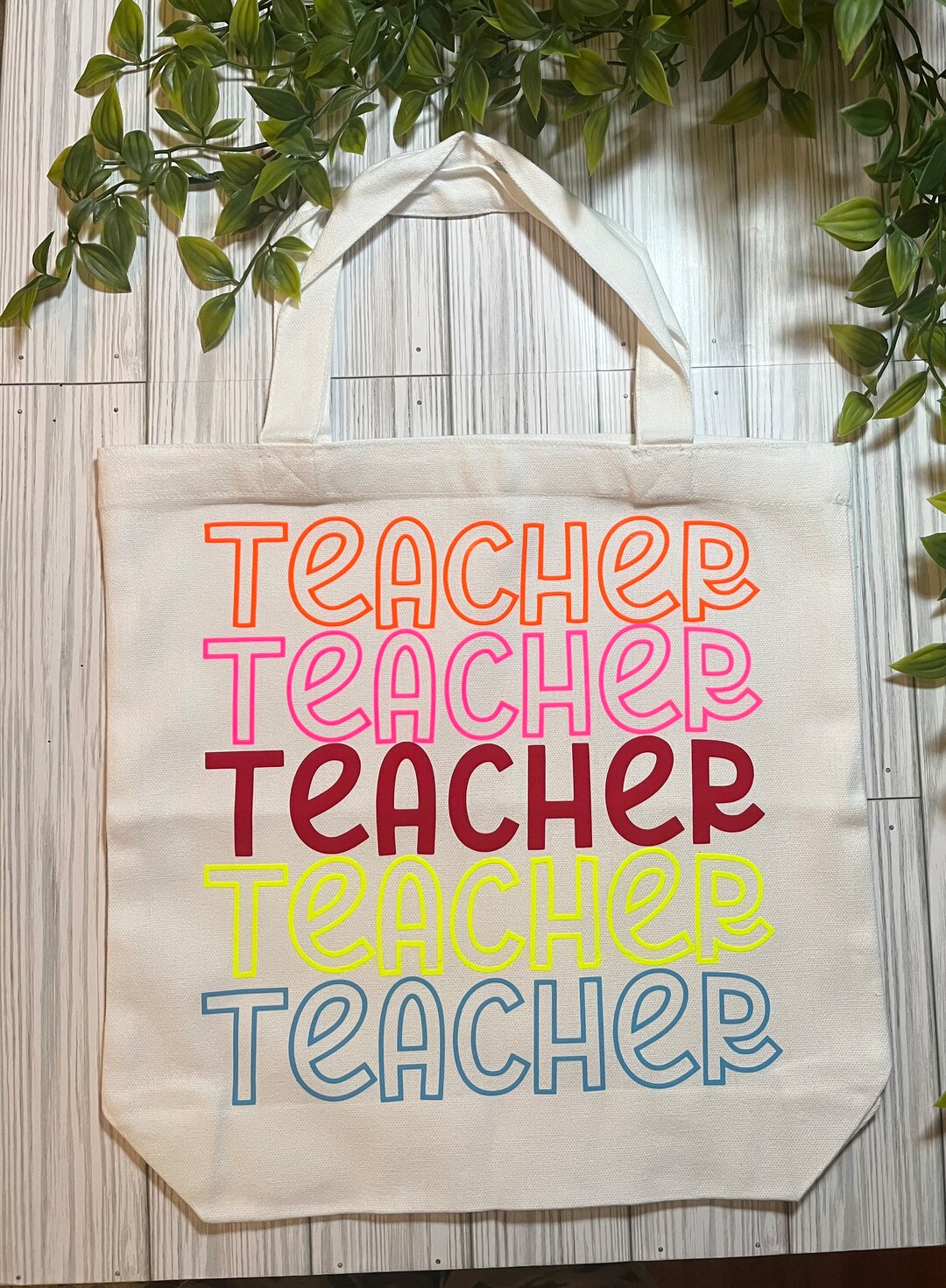 Teacher Teacher Tote Bag - Etsy