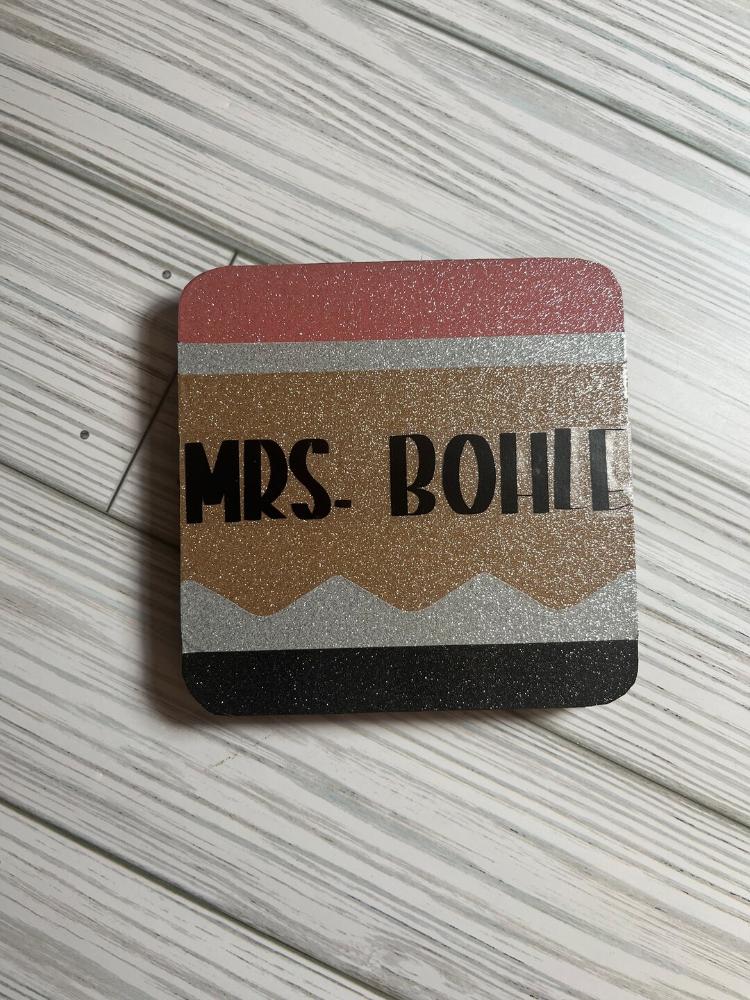Pencil and Composition Notebook Wooden Coasters - Etsy