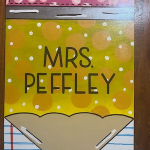Hand painted  clipboard