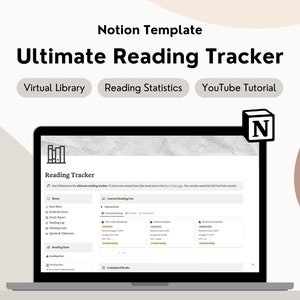 Modello di monitoraggio della lettura delle nozioni, diario di lettura delle nozioni, modello di monitoraggio dei libri, modello di libro, diario di lettura digitale, registro di lettura