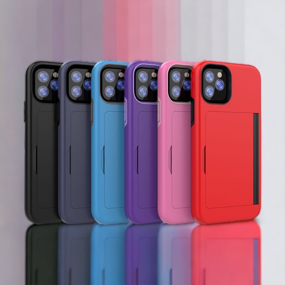 Premium iPhone Card Holder Case Securely Holds 3-4 Cards - Etsy New Zealand