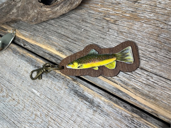 12NorthCompany Trout Fishing Keychains