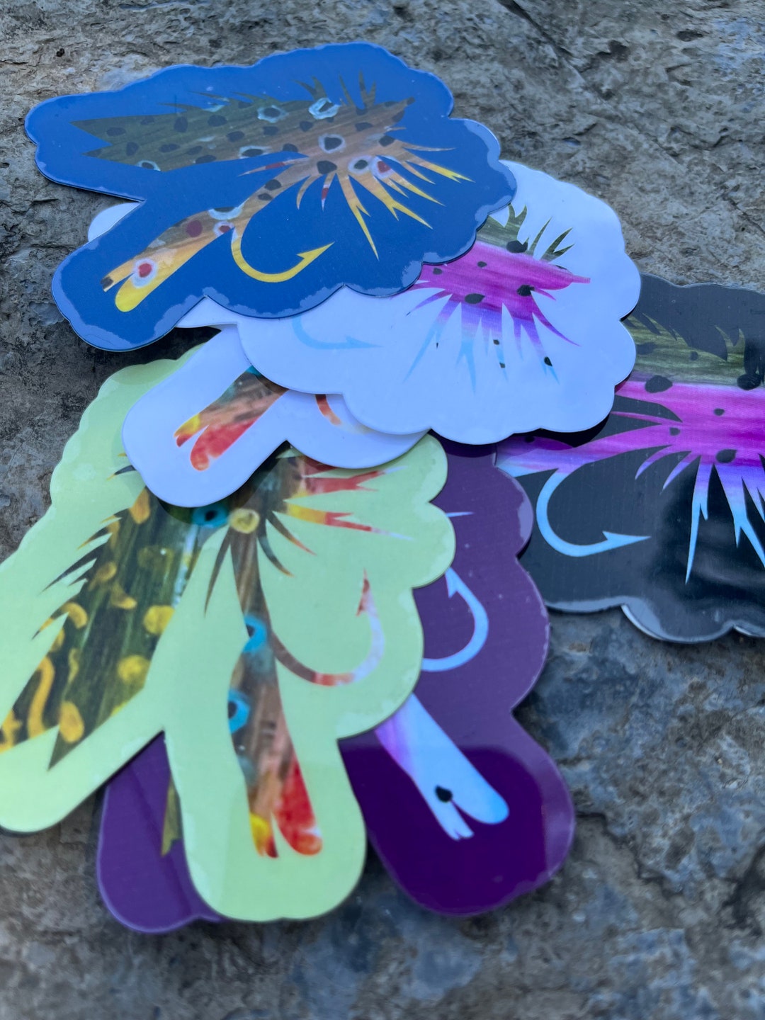 Fly Fishing Stickersgreat for Etsy