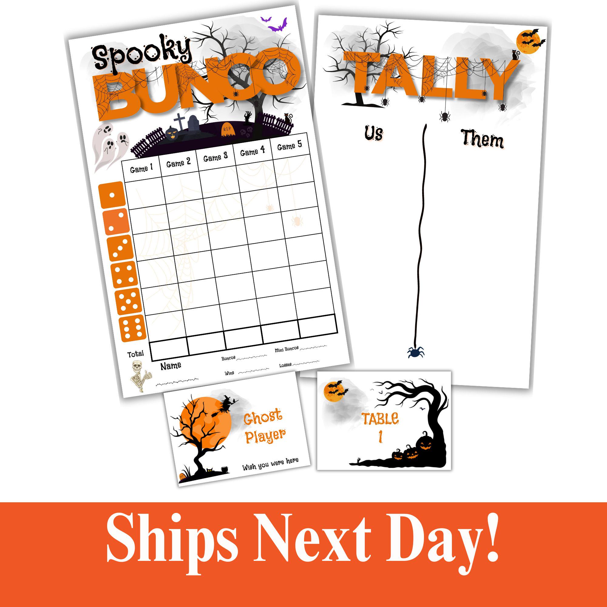 Halloween Bunco | Bunco Score Card | Bunco Tally Sheets | Printed Bunco Sheets | Free Shipping | Spooky October Bunco | Fall Bunco Night | - Etsy halloween-bunco-bunco-score-card-bunco-tally-sheets-printed-bunco-sheets-free-shipping-spooky-october-bunco-fall-bunco-night-etsy