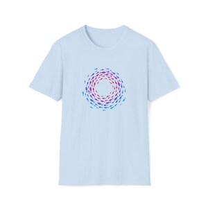 Fisch Kreis Lila Blau