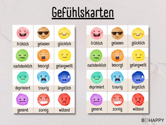 Carte delle Emozioni per Bambini – 40 Carte (32 Emozioni + 8 Extra) con Mini Giochi e Distintivi – Mostriciattoli delle Emozioni – Gioco Educativo per Intelligenza Emotiva – Lingua Italiana – Regalo