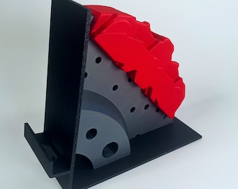Racing Brake Disc Phone Stand – Mechanic Gift, Car Enthusiast