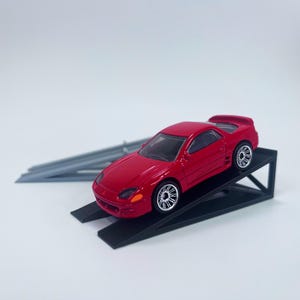 Oprit voor gegoten automodellen op schaal 1/64 - oprit voor display - oprit diorama - displaystandaard op schaal 1/64 - garage-accessoires op schaal 1/64