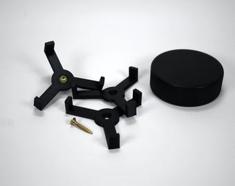 Wandhouder hockeypuck - hardware inbegrepen - muurkunst ijshockey - houder hockeypuck - hockeypuck - ijshockeyring - hockeycoach