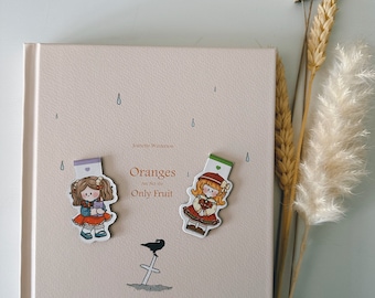 Princess Magnetic Bookmarks Set  | Kids Gift | Page Saver Clip | Book Lover Present | Cute Princess Magnetic Bookmarks,Set of 2