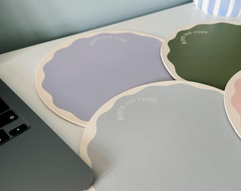 Macaron Color Round Mouse Pad  | Colourful mouse pad | Round mouse pad | Minimalist Office Gift for Teacher Appreciation