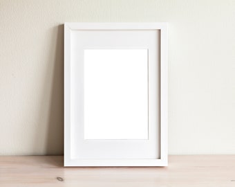 Photo Frame Black & White Framewith mounts  A5 A4 A3 A2 White Mount/Bespoke A2 for A3 Print / A3 for A4 Print / A4 for A5 Print / A5 for A6