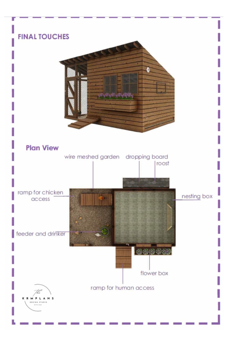 Modern Chicken Coop Plans 1216 Chickens DIY Woodworking Plans PDF