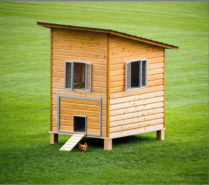 Photo inspiration: Fresh Look at Modern Chicken Coop Plans DIY Woodworking 4 6 Chickens Pdf