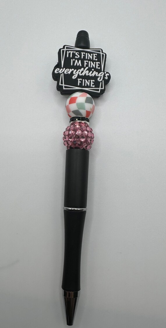 Beaded Pens - Beads Only (no focal bead) – The Branded Rose