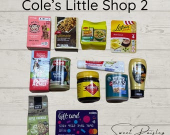 COLES LITTLE SHOP S2 Australia Miniature Supermarket Collectible