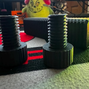 Knurled Fidget Tube with Adjustable Bolts - ADHD, Anxiety, Sensory and Pain Stim Tool | 3D printed