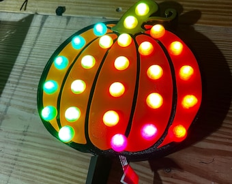 WS2811 Pumpkin Prop STL File: Seed Pixel Design (3D Printing)