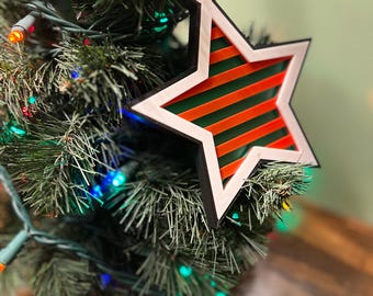 3D Print Star Ornament: Christmas Stocking Stuffer (STL File)