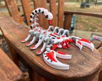 Mechanized Articulating Scorpion | 3D Printed Flexible Wiggle Fidget