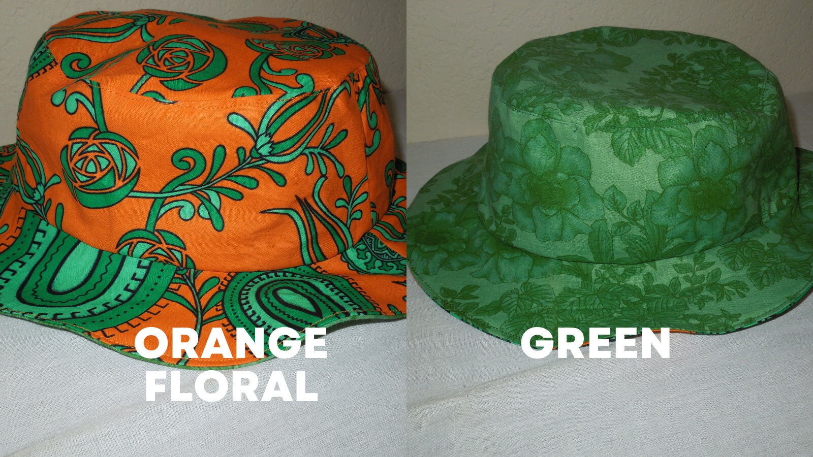 Bucket Hats Available in Different Patterns and Colors Etsy