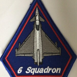 British Roayal Air Force 6 Squadron TYPHOON patch