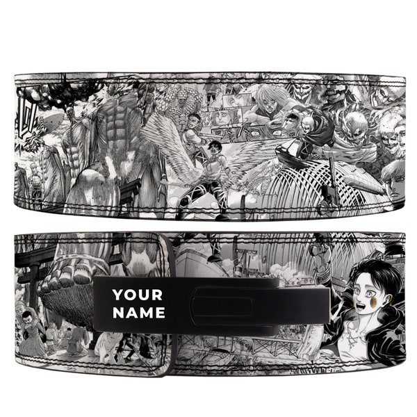 Attack on Titan Powerlifting Belt Etsy