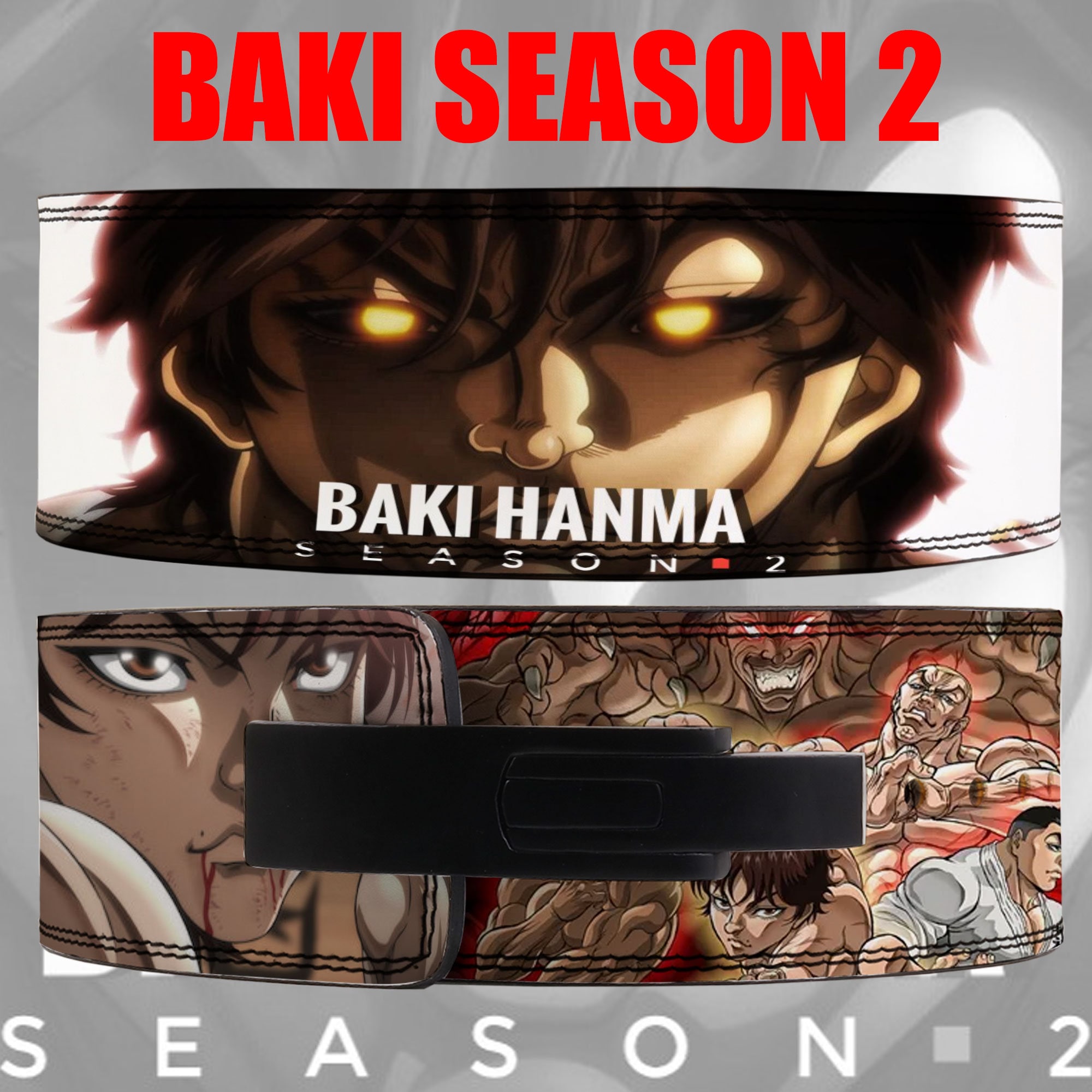 Baki Hanma Lever Lifting Belt Anime Lifting Belt Yujiro Etsy