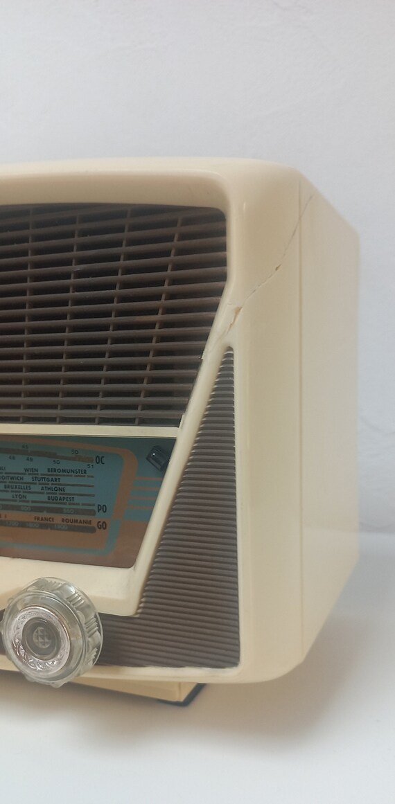 ANCIEN POSTE-RADIO TSF - SCHNEIDER MELODIE 58 - Vintage 1950's EUR 40
