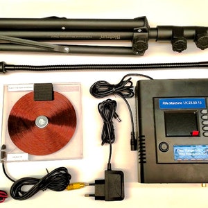 LK.23.03.15 PROFESSIONAL RIFE Machine 2 Channel Multi Frequency Zapper with Copper Electrodes + coil Signal Generator Meditation 0-15Mhz