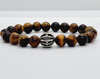 925 Sterling Silver Black Tiger Eye Gemstone Bracelet At Best Price In