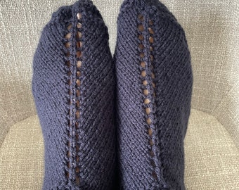 knitted ankle length booties