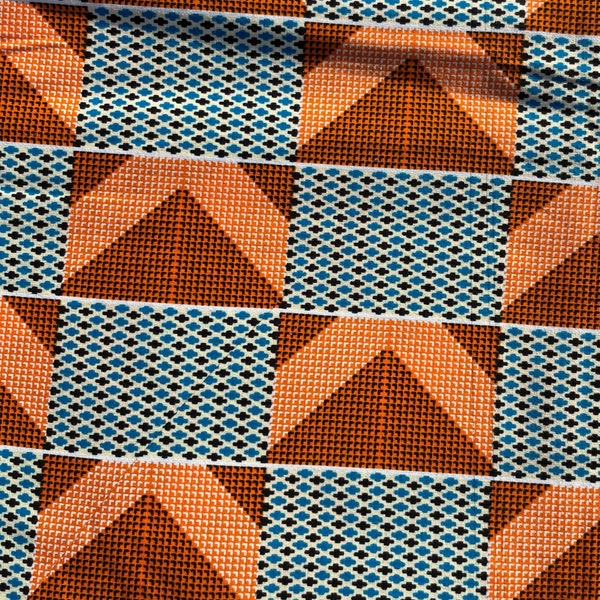 African Fabric | Kente Fabric | African Print Fabric  | Ankara fabric| Kitenge fabric | Fabric by the yard| 100% African cotton fabric|