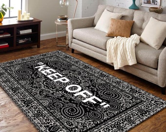 Keep Off, Keep Off Rugs, Off White Rug, KeepOff, Living Room Rugs, Cool Rug, Personalized Rug, Offwhite Rug, Street Fashion Rug, Popular Rug