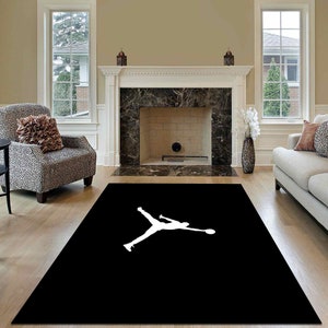 Tapis Air Jordan, Tapis de sport, Tapis populaire, Tapis Legends, Tapis NBA, Tapis de basket-ball, Décoration d'intérieur, Tapis moderne, Tapis Jordan, Tapis de sport, Tapis personnalisé image 3