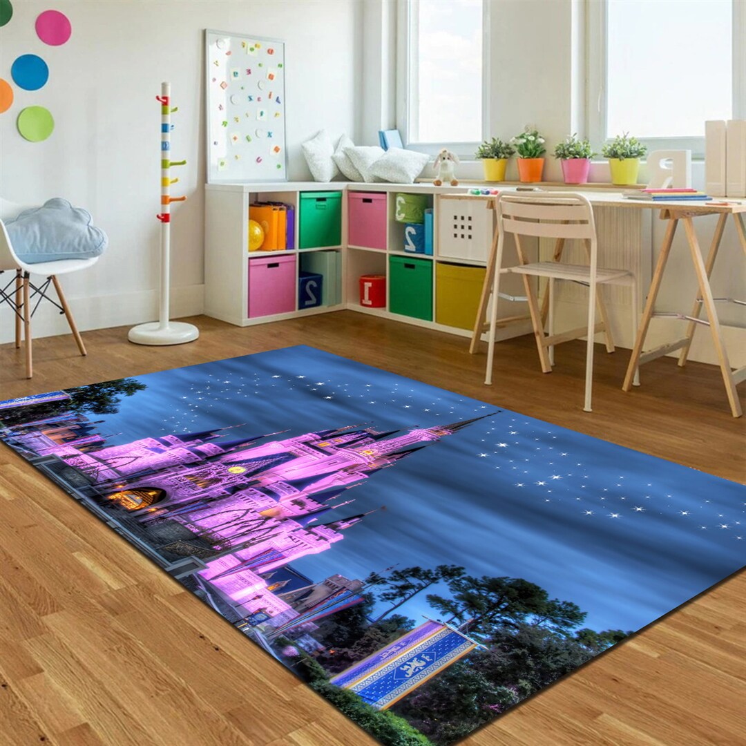 Living Room Rug, Kids Rug, Children Rugs, Disneyland Rug, Modern Rugs