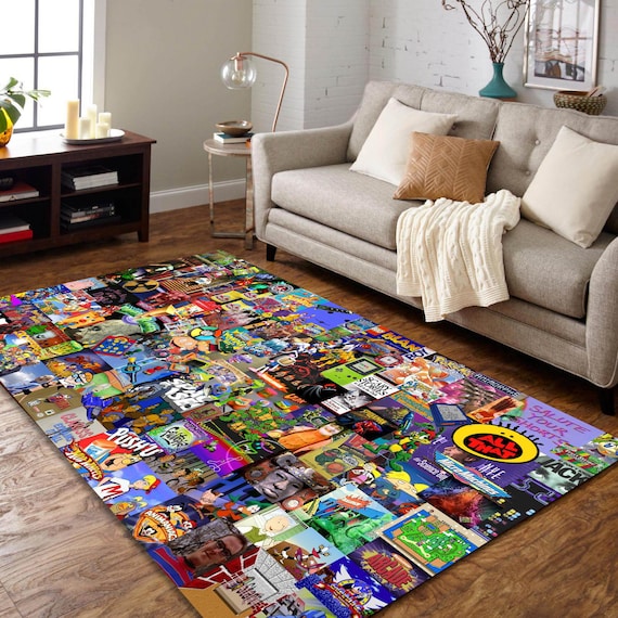 Gamer chambre tapis décor pixel jeu style tapis gamer cadeaux