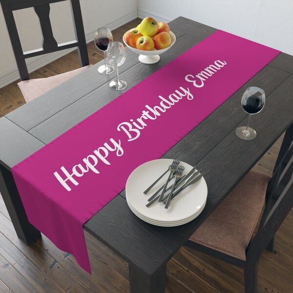 Table Runner Custom Etsy