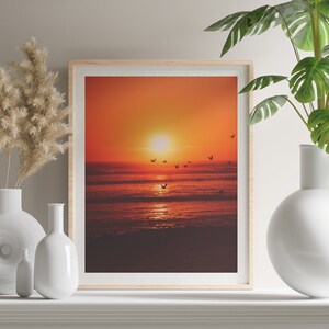 Beach Photography - Ocean Art- Beach Wall Art - Coastal Wall Decor - Ocean Print - Coastal Art - Digital Download - California Photography
