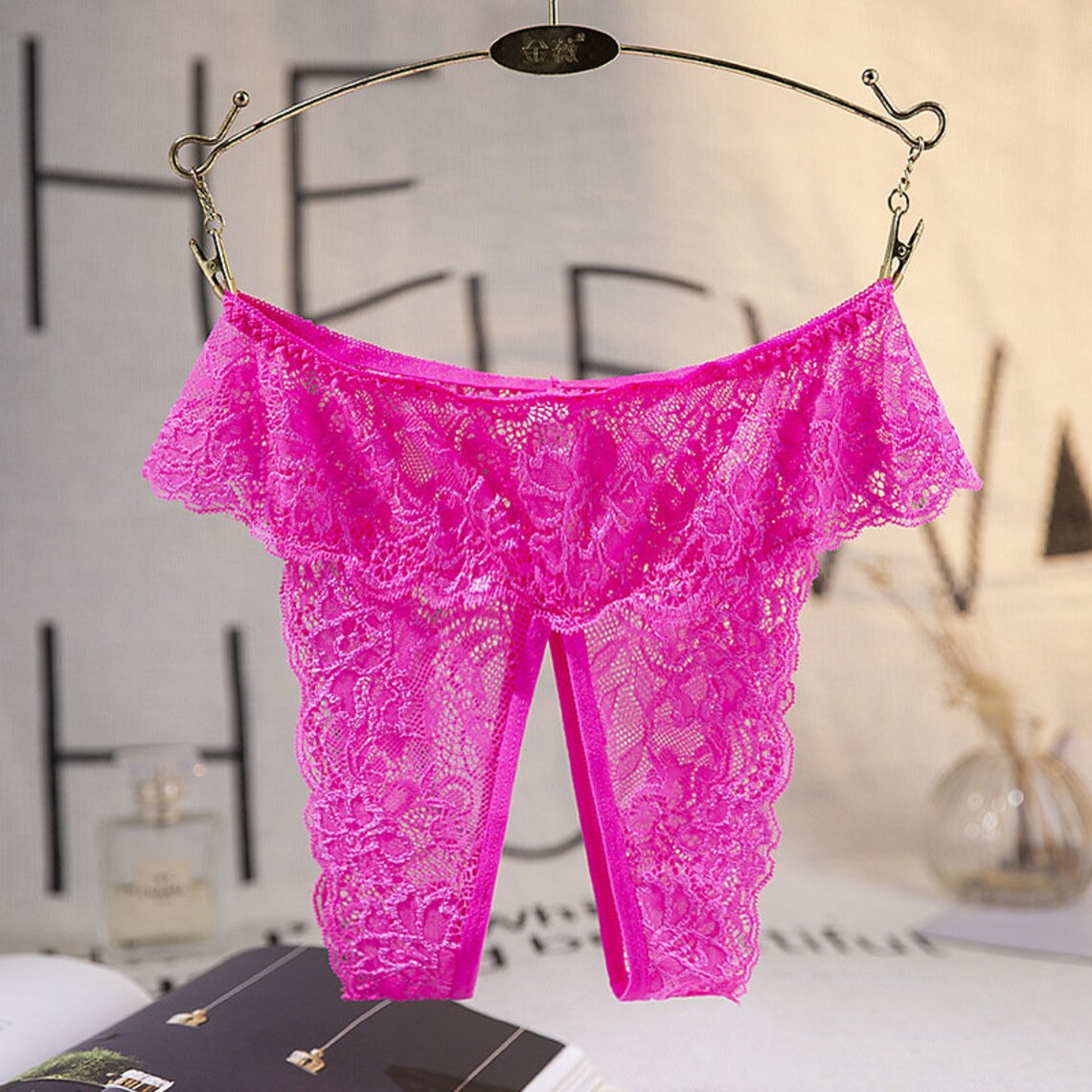 Open Crotch See Through Panties Split Crotch Lace Panties Etsy Australia