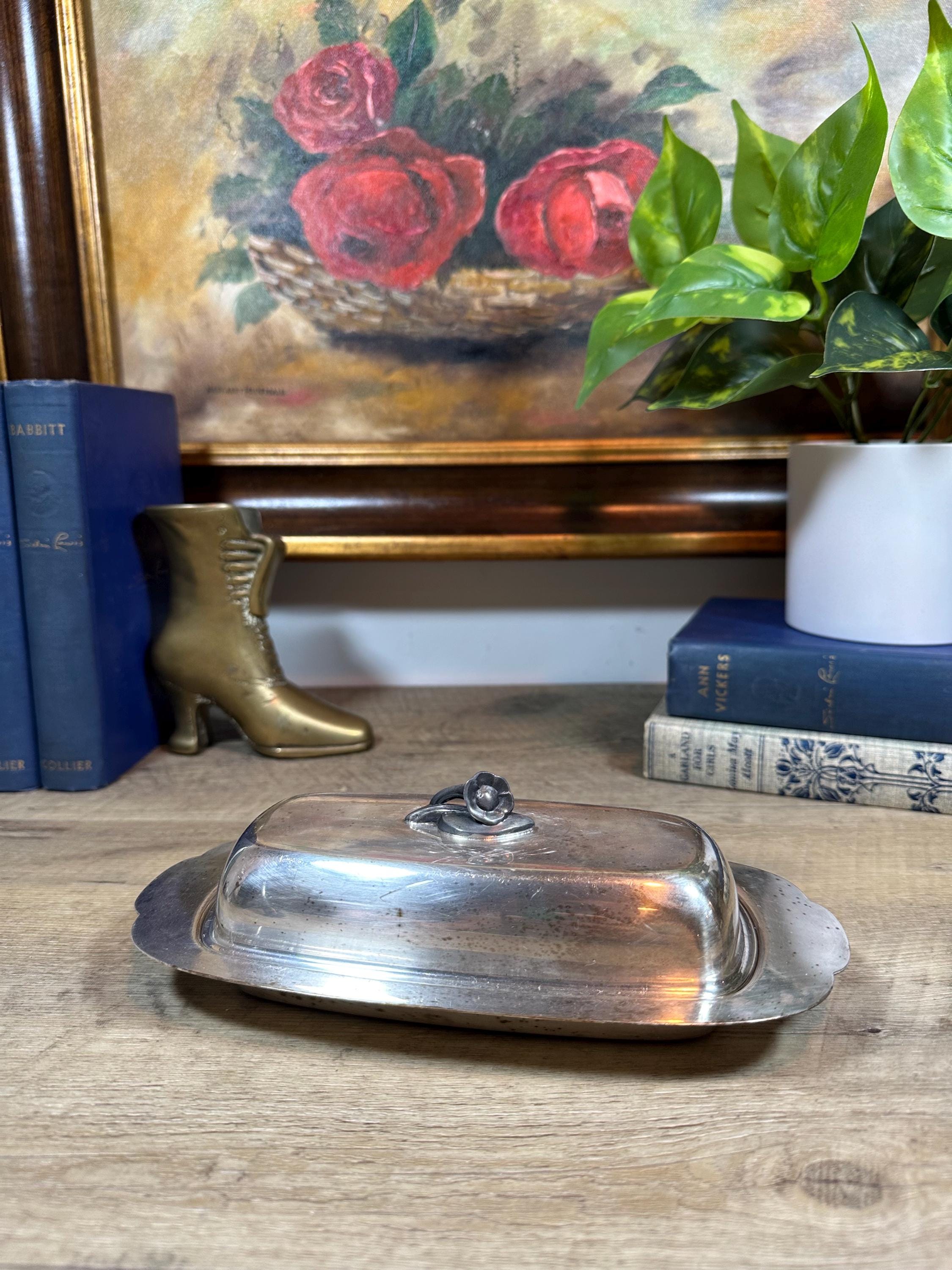 Oneida butter dish - Etsy 日本